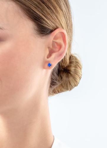 Фото Серьги Blue-Silver Coeur de Lion 0501/21-0717