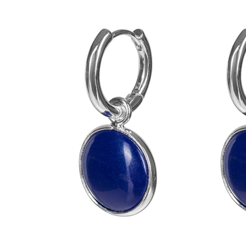 Фото Серьги NATURAL LAPIS Elegia Fiore Luna LE1116 BL/S
