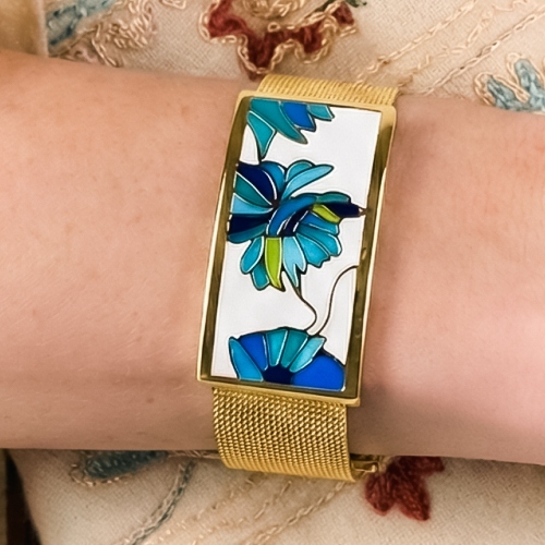 Браслет на металлическом ремешке Fiore Luna CB13600-21