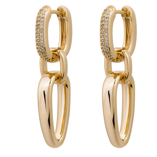 Серьги triple gold Mason ABE27622-01 G