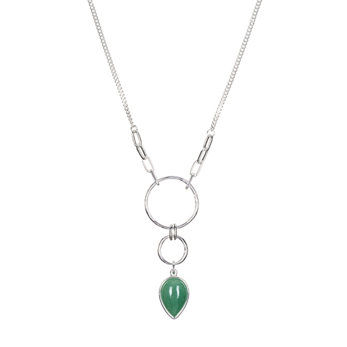 Фото Колье GREEN AVENTURINE Fiore Luna Classic Fiore Luna LN3171-5 G/S