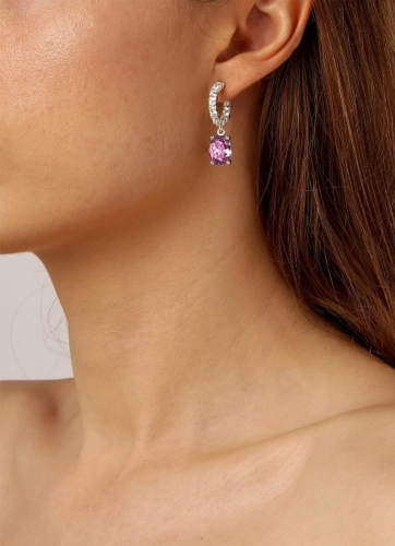 BARBARA SS LIGHT ROSE серьги 420116