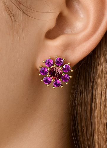 Серьги AUDE SG PINK /WINE Dyrberg Kern 450099