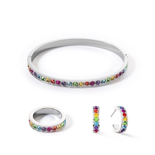 Фото Серьги Multicolour Silver Coeur de Lion 0131/21-1517