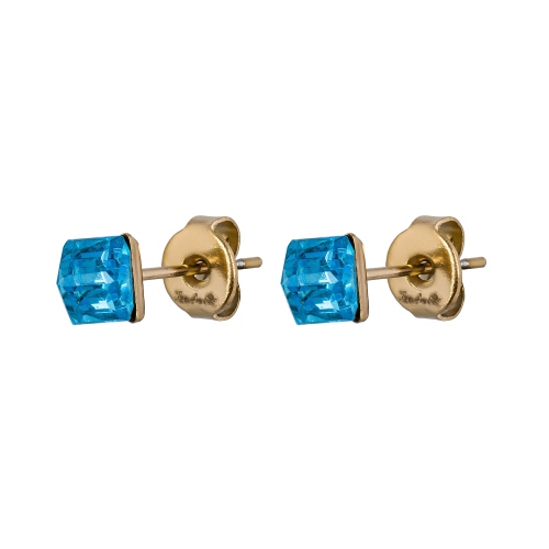 Фото Пусеты Aquamarine Fiore Luna Classic SWE2127/1 A G