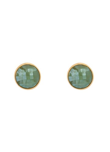 Фото Пусеты pearl green quartz Possebon A1184.16 G/G
