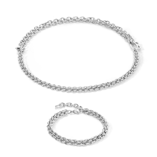 Фото Колье Mesh Chain silver Coeur de Lion 0800/10-1700
