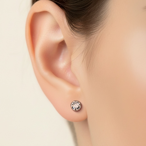 Пусеты Silk Fiore Luna SWE297 S RG