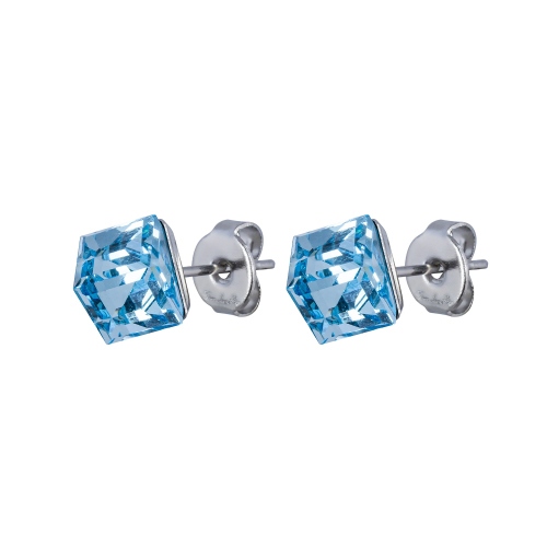 Фото Пусеты Crystal Sky Blue Fiore Luna Classic SWE0127/2 SB S