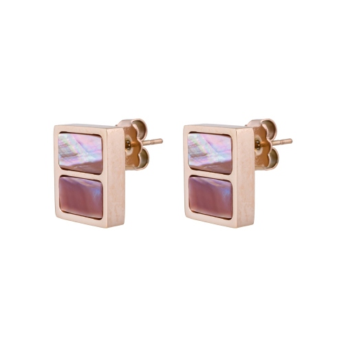 Фото Серьги Пирамида SHELL ROSE Art Deco Fiore Luna AE02788-8 R/RG