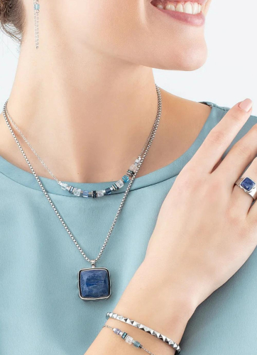 Фото Колье Blue-Silver Coeur de Lion 5076/10-0717