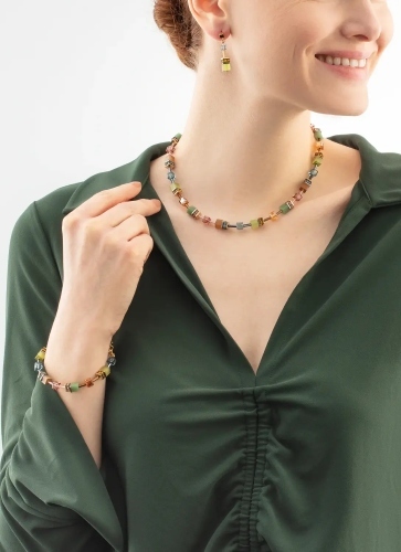 Фото Браслет Forest bicolor Olive Green Coeur de Lion 2838/30-0905