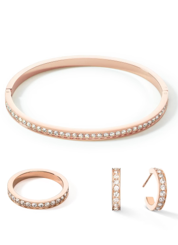 Фото Браслет Crystal-Rose Gold Coeur de Lion 0127/33-1822