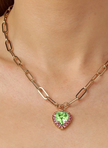 Фото Колье SIMONA SG GREEN / ROSE Dyrberg Kern 420058