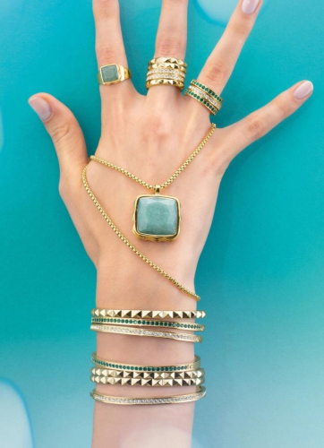 Фото Кольцо 19 мм Green-Gold Coeur de Lion 1200/40-0516 60