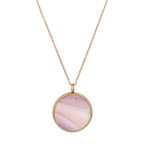Фото Колье SHELL ROSE Art Deco Fiore Luna BP01734-4 R/RG