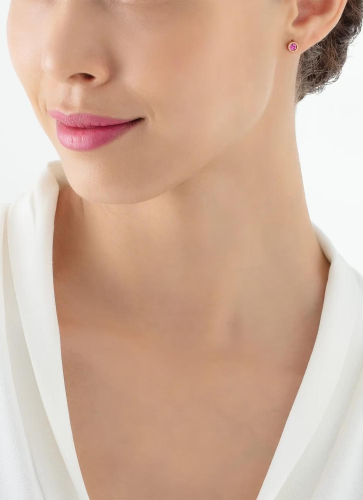 Фото Серьги Pink-Gold Coeur de Lion 0227/21-0416