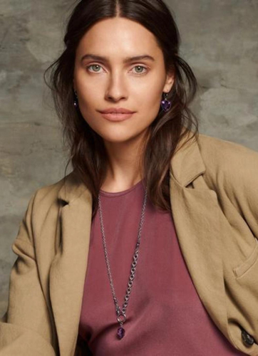 Фото Серьги Magic Crystal Amethyst Coeur de Lion 5054/20-0824