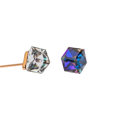 Фото Пусеты Crystal Heliotrope Fiore Luna Classic Fiore Luna SWE1127/2 CH RG