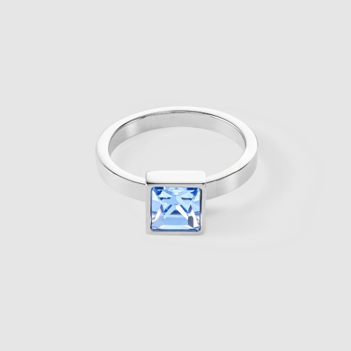 Фото Кольцо Light Blue-Silver Coeur de Lion 0500/40-0741 56