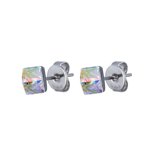 Фото Пусеты Crystal AB Fiore Luna Classic SWE0127/1 AB S