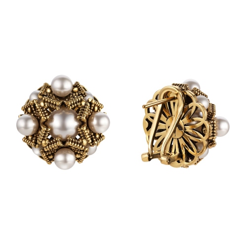 Фото Серьги ORDINE FIORENTINO Fiore di Firenze OR1854 PERLA