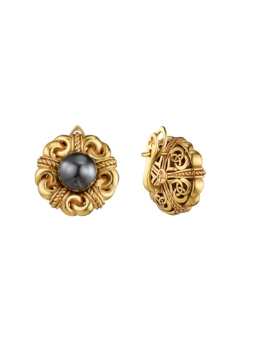 Фото Серьги Turbante Fiore di Firenze GOR001-26240 ANTRACITE 1029
