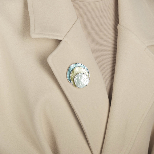 Брошь Круги