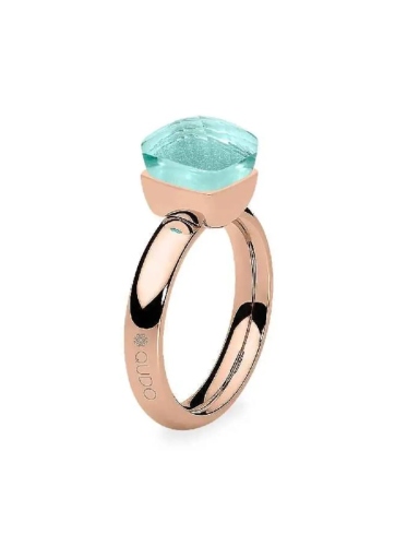 Фото Кольцо Firenze soft aqua 16.5 мм Qudo 613728 BL/RG