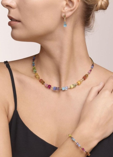 Фото Серьги Multicolor Rainbow-Gold Coeur de Lion 5020/21-1535