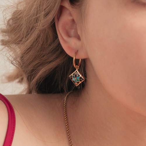 Фото Серьги Fiore Luna Classic AE03209-3 G