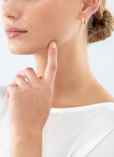 Фото Серьги Crystal-Gold Coeur de Lion 0127/21-1816