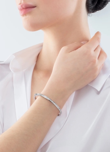 Фото Браслет Crystal-Silver 19 см Coeur de Lion 0127/37-1817