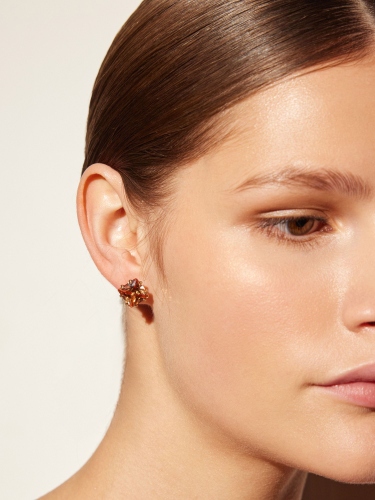Фото Серьги пусеты VIVIENNE Fiore di Firenze OR1606 CHAMPAGNE PICCOLO