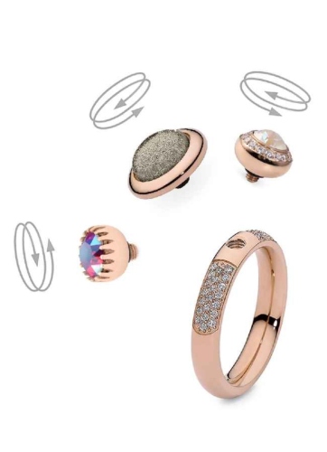 Фото Кольцо - База Deluxe Small Gold 16.5 мм Qudo 626670 RG