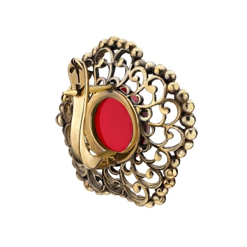 Фото Серьги Beatrice Fiore di Firenze OR1154 GRANATO