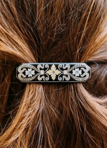 Фото Заколка для волос Clara Bijoux G33577-17 BW/S