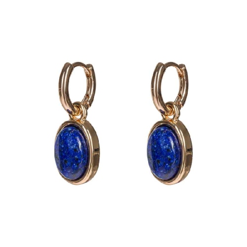 Фото Серьги NATURAL LAPIS Elegia Fiore Luna LE1200 BL/G