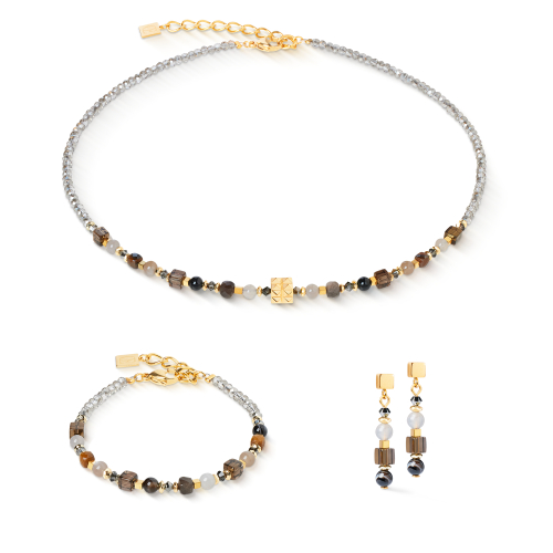 Фото Серьги Brown-Grey Coeur de Lion 4347/21-1112