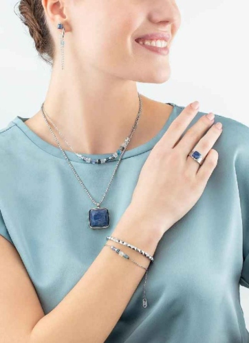 Фото Кольцо Blue-Silver Coeur de Lion 1200/40-0717 58