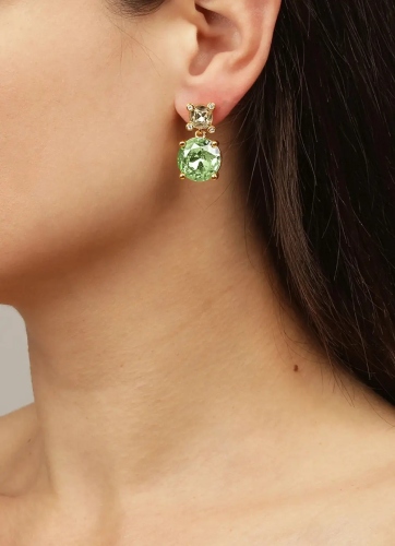 Фото Серьги NICOLA SG LIGHT GREEN/GOLDEN Dyrberg Kern 440012