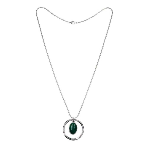 Фото Колье GREEN AGATE Elegia Fiore Luna LN5145 G/S