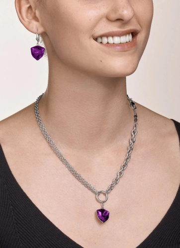 Фото Колье Magic Crystal Amethyst Coeur de Lion 5054/10-0824