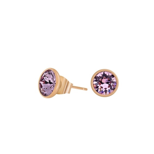 Фото Пусеты Light Rose Kristal Fiore Luna SWE297 LR RG
