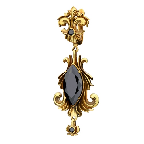 Фото Серьги Barocco Granato Fiore di Firenze OR190520 NERO