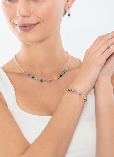 Фото Колье Multicolour Pastel Coeur de Lion 4565/10-1522