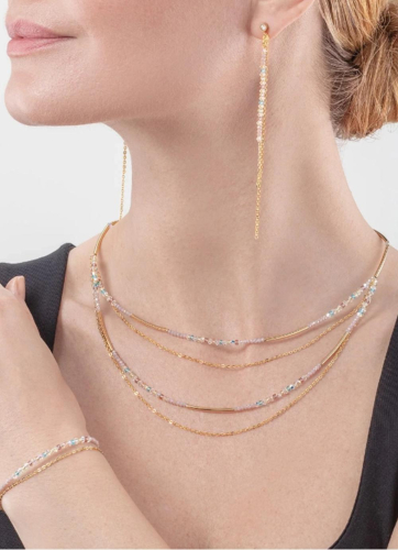 Фото Колье Multicolor Pastell Romantic Coeur de Lion 5040/10-1558