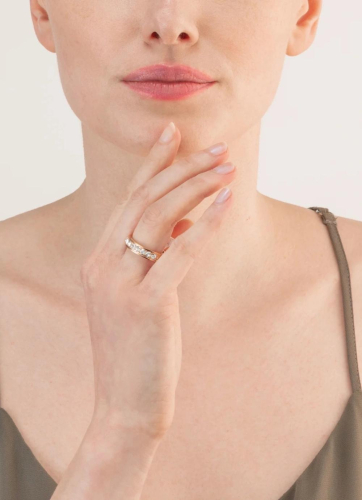 Фото Кольцо Crystal-Rose gold Coeur de Lion 0131/40-1822 58