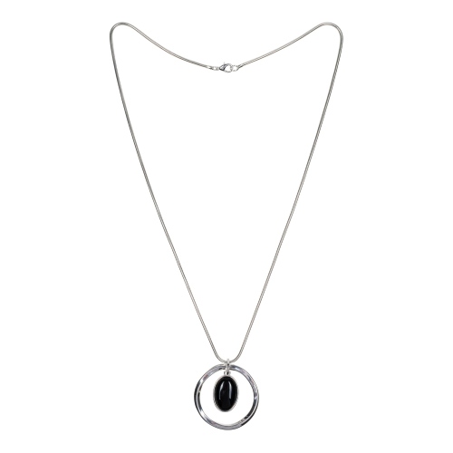 Фото Колье BLACK QUARTZ Elegia Fiore Luna LN5135 BW/S