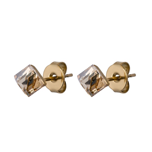 Фото Пусеты Crystal Champagne Fiore Luna Classic SWE0127/1 CH G